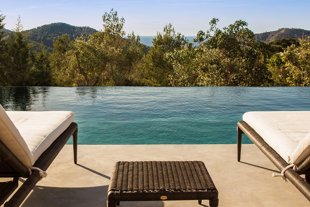 Impressive and recently built villa on Ibiza for rent