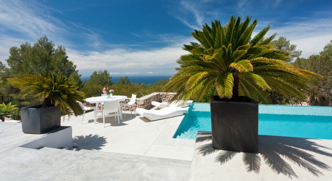 Modern Ibiza villa for rent at Cala Tarida - San Jose