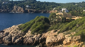 Luxury Ibizan style mansion with 180 degree views front line in the north