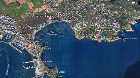 Plot with project and License in best location on Ibiza frontline with access