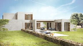 Land with licence in Formentera with beautiful house