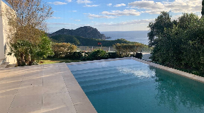 Luxury villa is located on the top of one of the mountains in the Roca Llisa