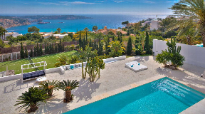 Six bedrooms luxurious villa with sea views in Vista Alegre, Ibiza