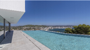 Unique luxury modern villa with spectacular views in Santa Eulalia