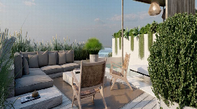 New exclusive penthouse apartment with beautiful views near to Ibiza