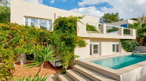 Exquisite Cliffside Retreat: Two Independent Villas Amidst Nature's Splendor in Ibiza
