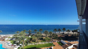First line beach apartment in great location close to Ibiza town