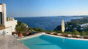 Luxurious Villa with Seaside Serenity and Oceanview Oasis on Ibiza's Coast