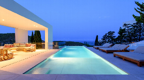 Stunning sea view modern stylist villa in Roca Llisa for sale