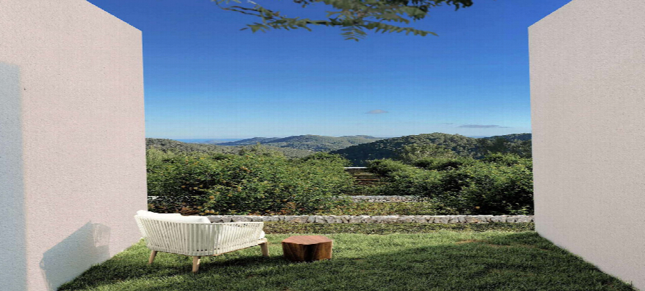Land with license to build your Rustic Retreat with Modern Comforts on Sa Talaia Hillside