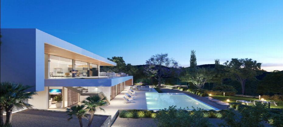 Contemporary Villas with Stunning Views in a Gated Community