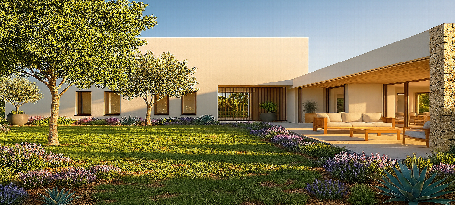 New Eco-Friendly Villa with Private Pool on a Large Plot