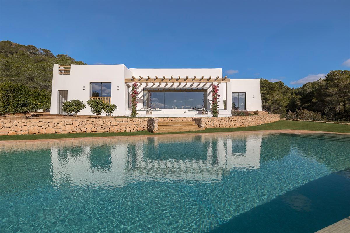 Blakstad finca in ibiza hills with sea views