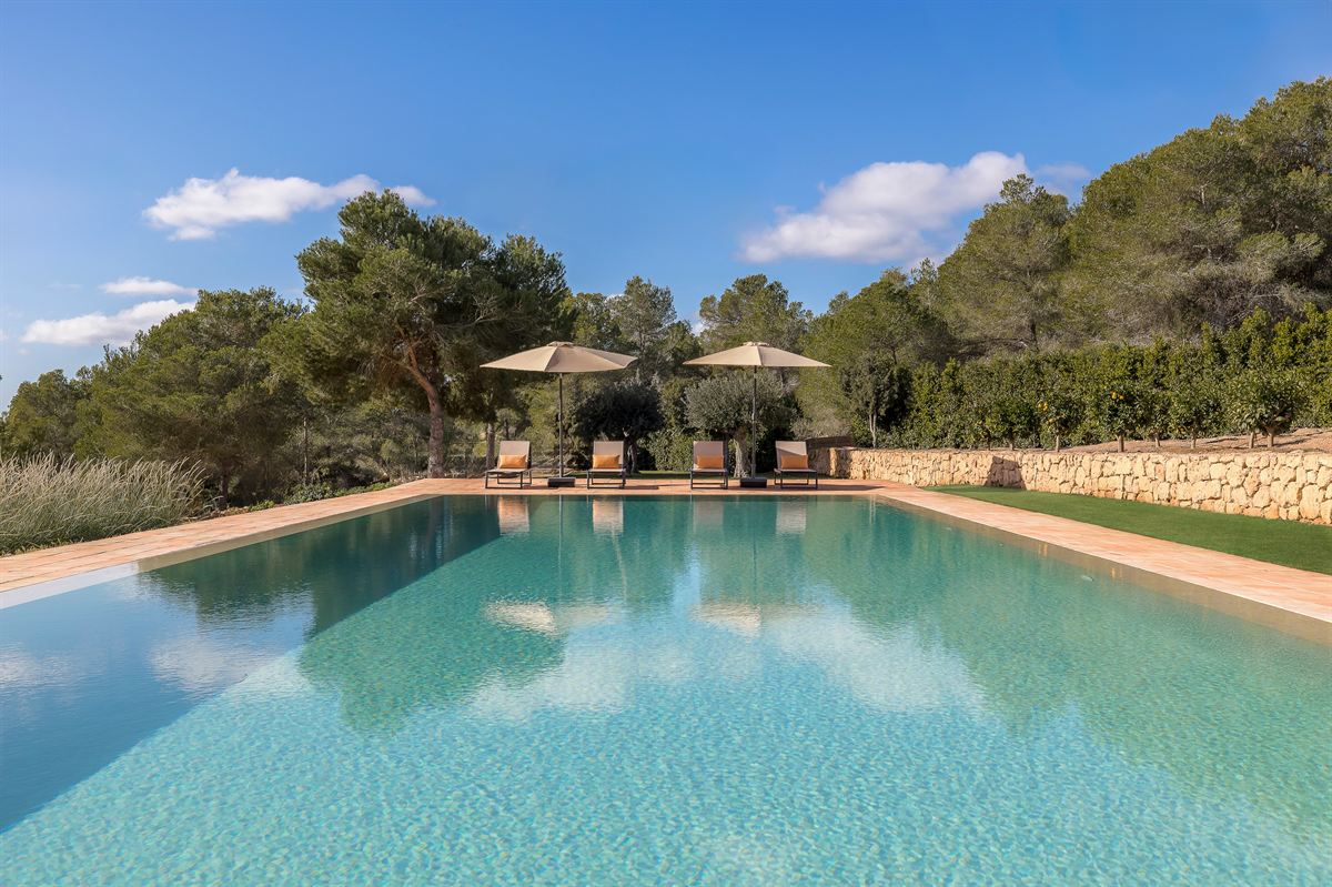 Blakstad finca in ibiza hills with sea views