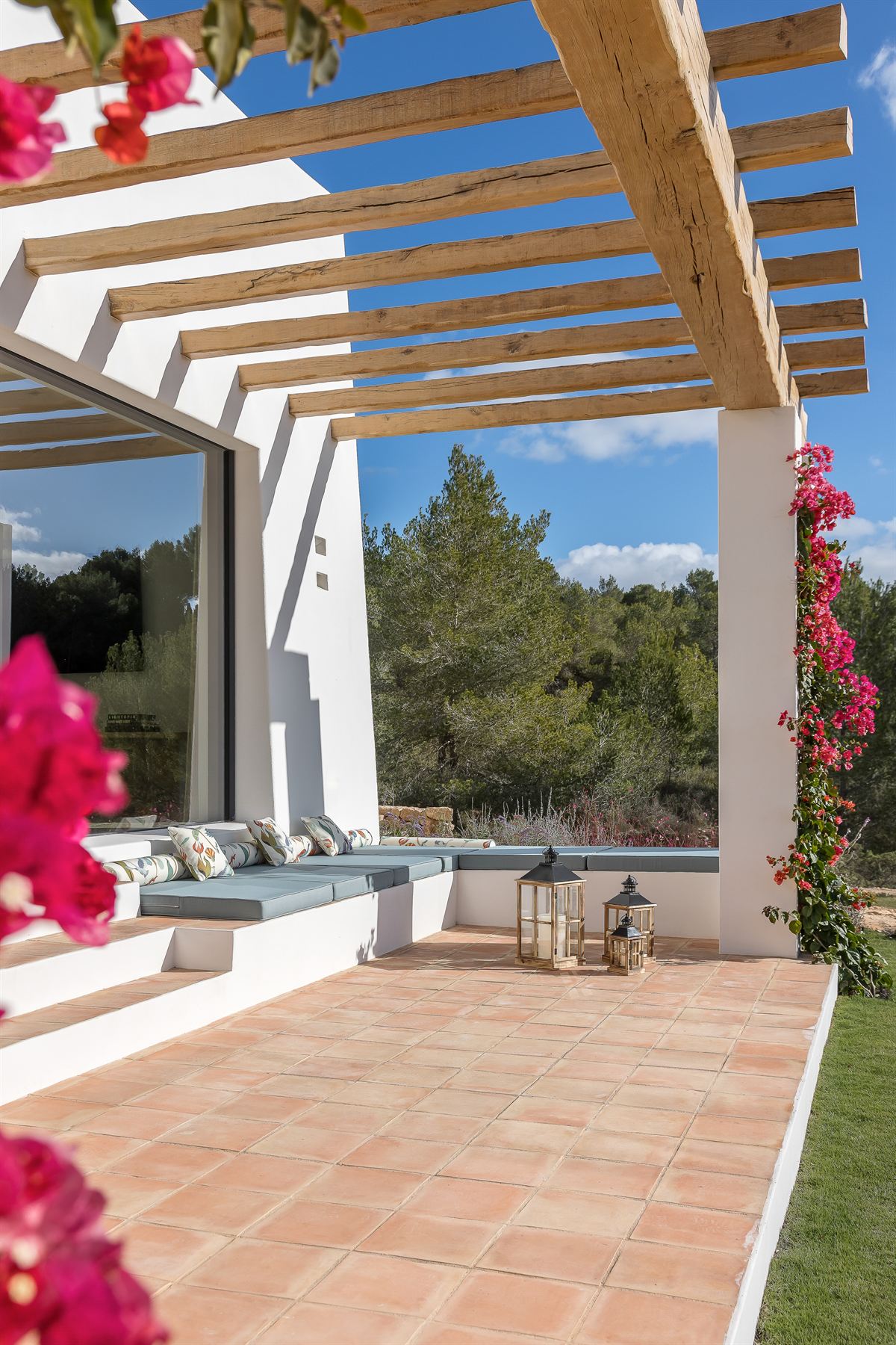 Blakstad finca in ibiza hills with sea views