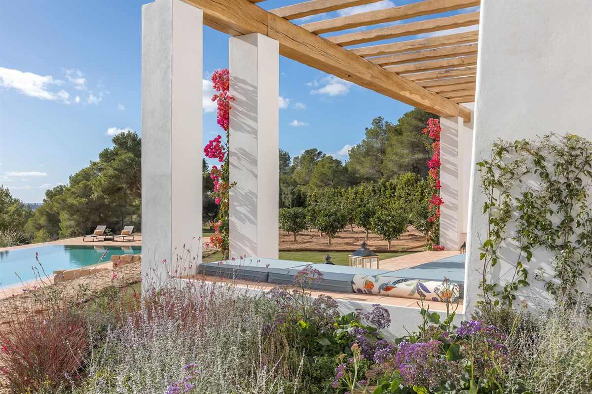 Blakstad finca in ibiza hills with sea views