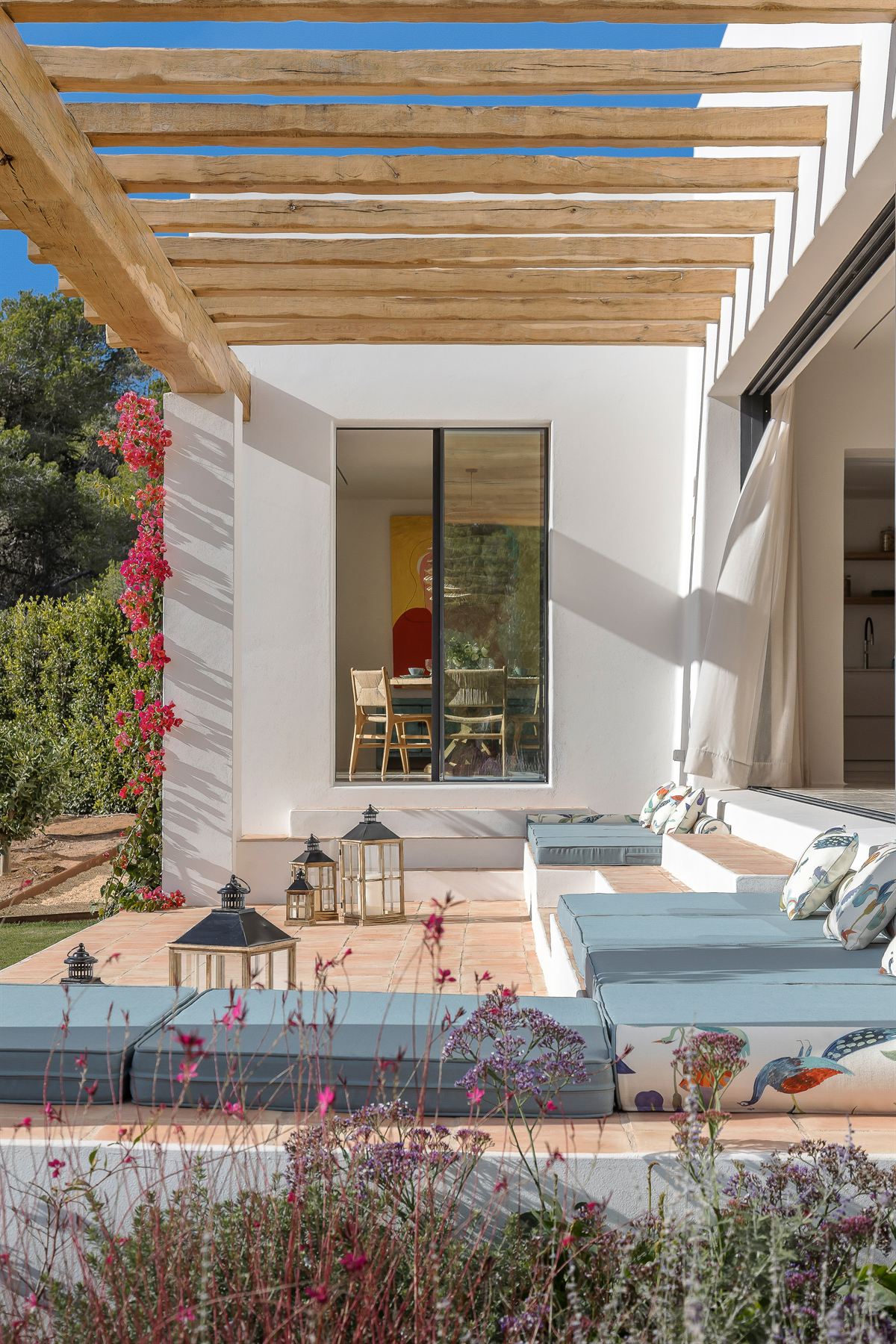 Blakstad finca in ibiza hills with sea views