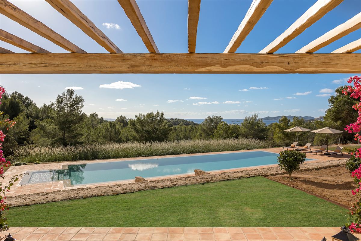 Blakstad finca in ibiza hills with sea views