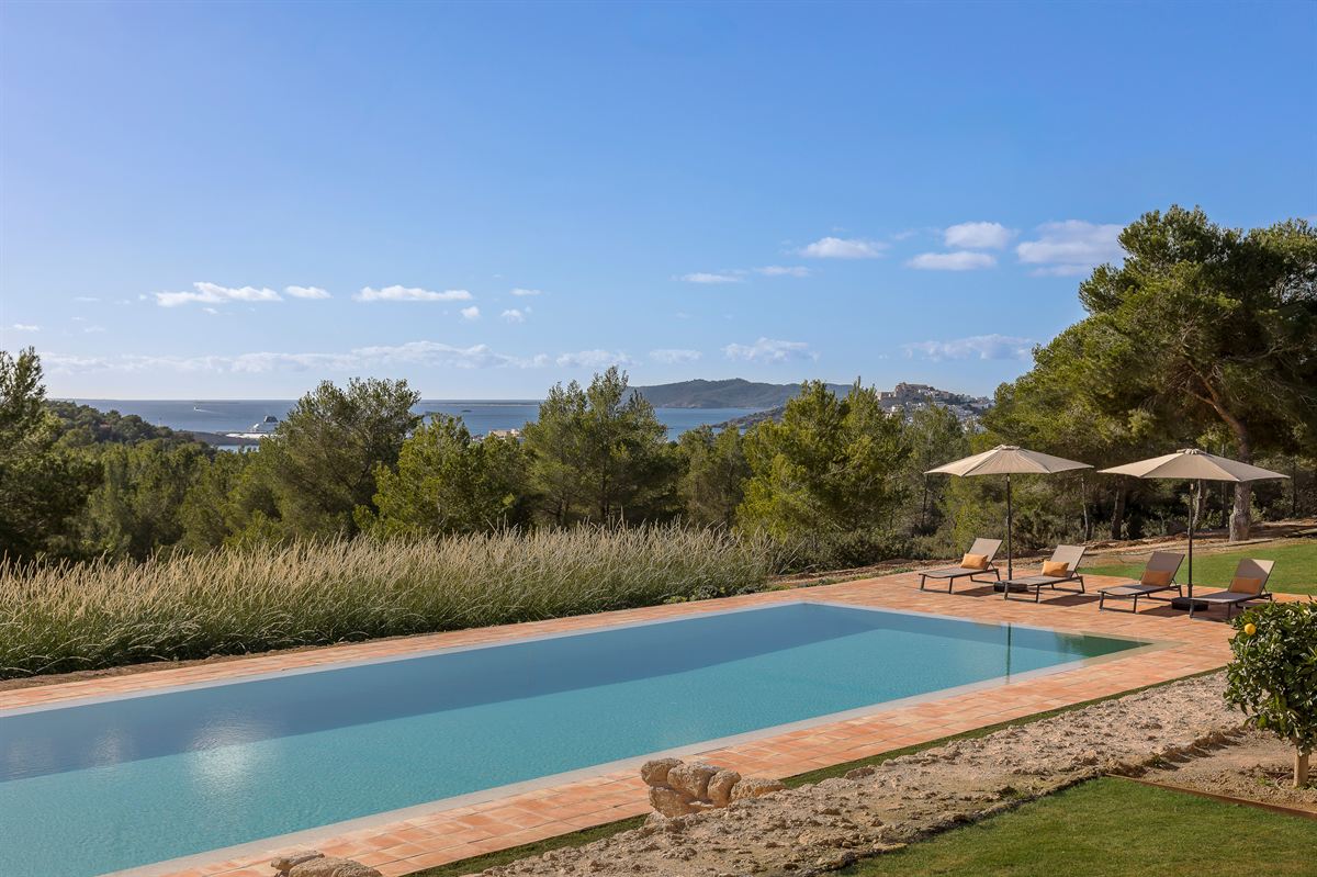 Blakstad finca in ibiza hills with sea views