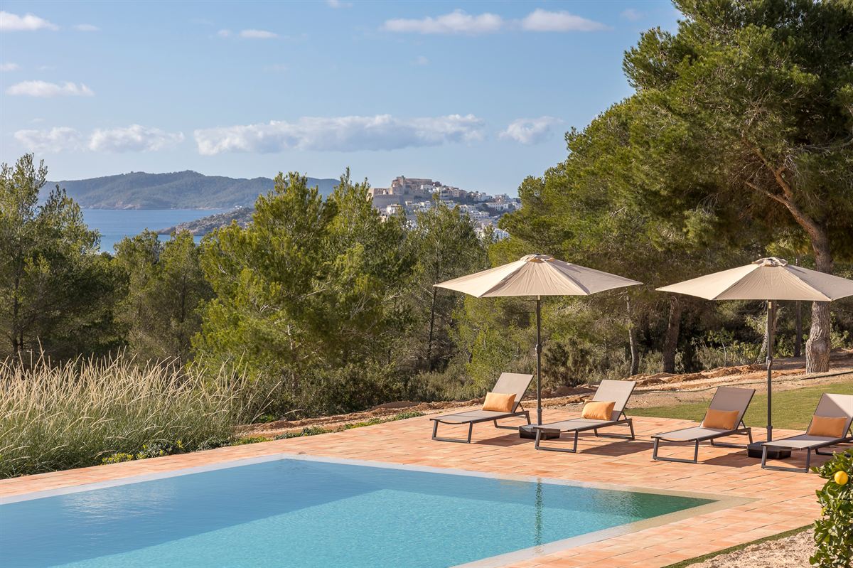 Blakstad finca in ibiza hills with sea views