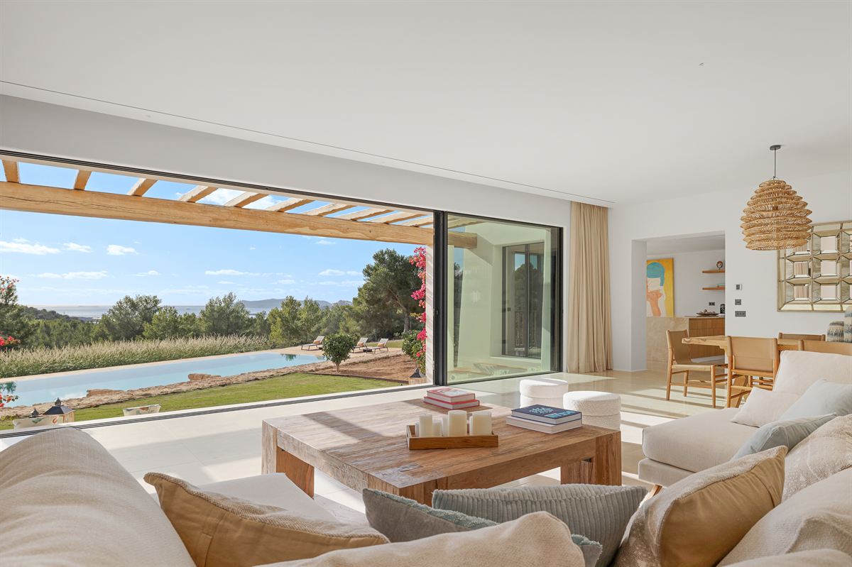 Blakstad finca in ibiza hills with sea views
