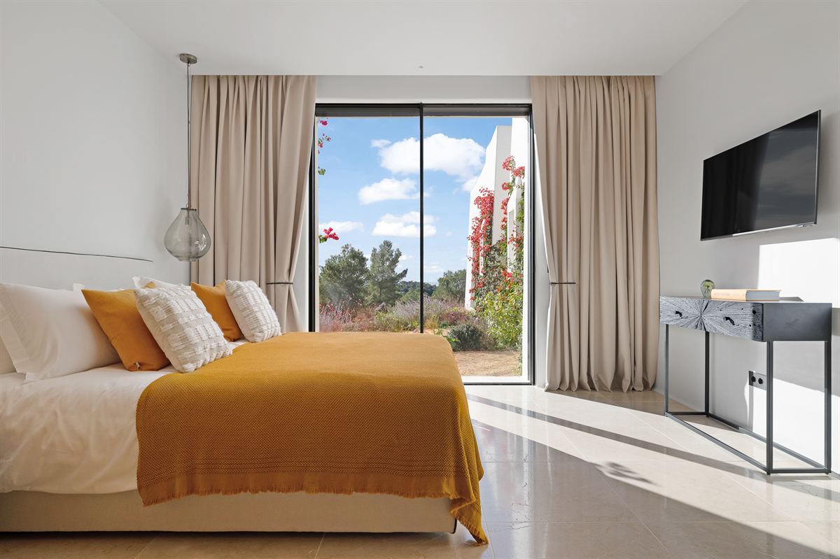 Blakstad finca in ibiza hills with sea views