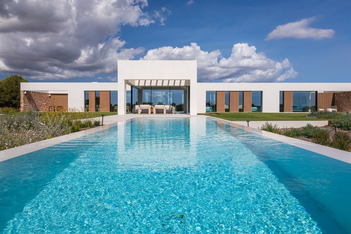 Contemporary Designer Villa with Rustic Charm Close to Ibiza Town