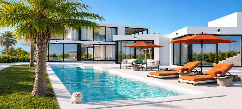 Contemporary Designer Villa Just 5 Minutes from Cala Molí Beach with  Open Views